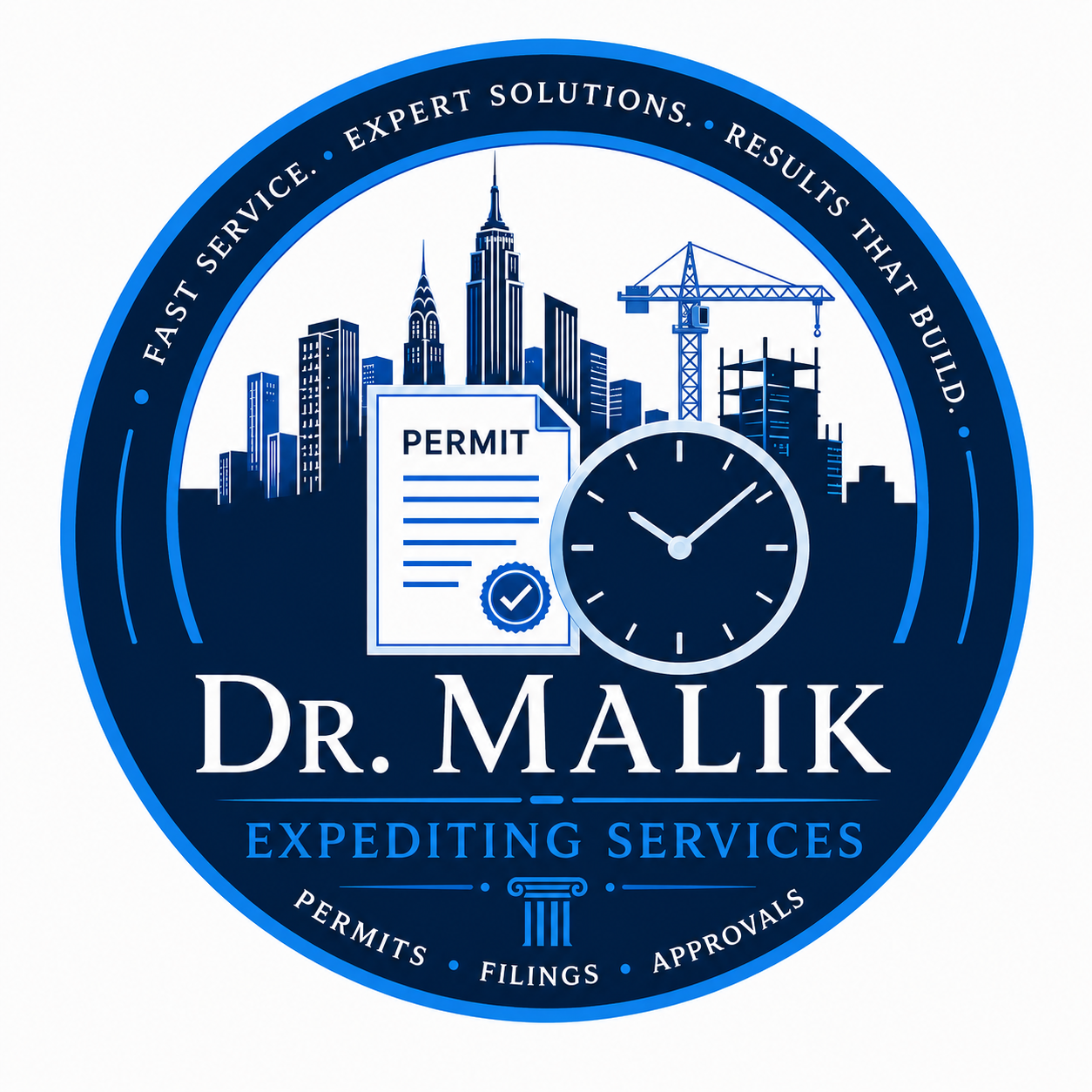 Dr. Malik Expediting Services logo